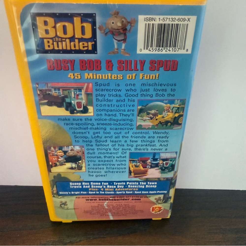 Bob the Builder - Busy Bob Silly Spud (VHS, 2002) - Picture 2 of 6